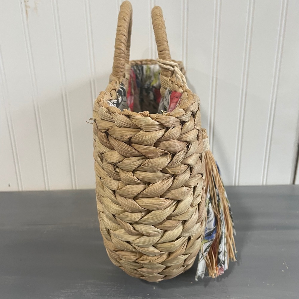 J. Jill Natural Woven Tote with Tassel - Picture 5 of 13